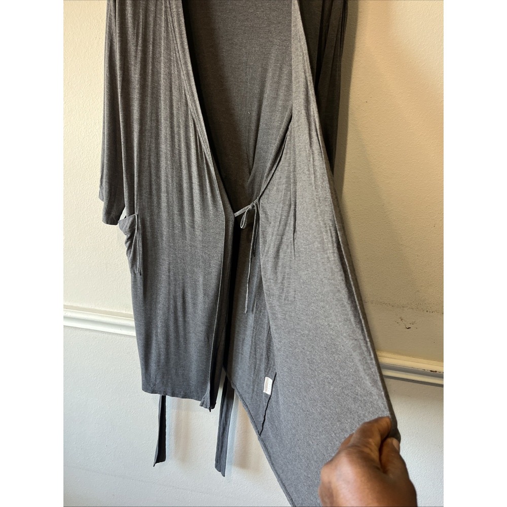 Hatch Gray Lightweight Wrap Robe - Picture 9 of 15